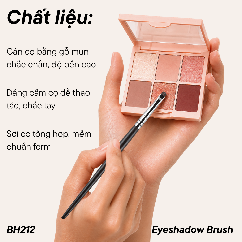 Cọ Tán Mắt BH Cosmetics Eyeshadow Brush BH212